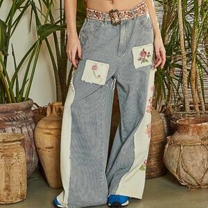 POL patchwork Jeans NWOT